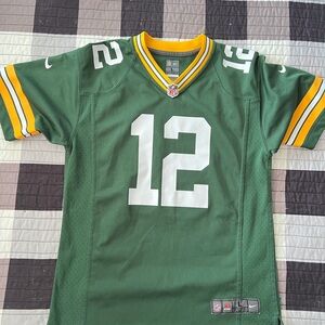 Nike Green Bay Packers Rogers jersey Youth size L